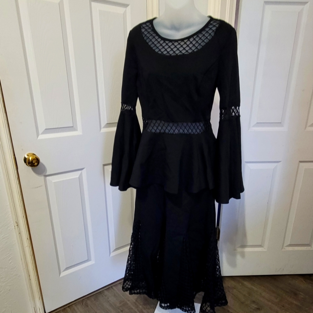 JBolin Two-piece Skirt Set Black NWT